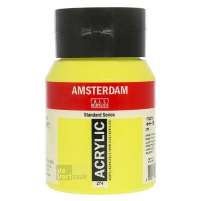 Royal Talens Amsterdam Acrylverf 500 ml - Nikkeltitaangeel 274