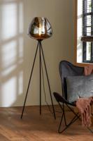 Light & Living Vloerlamp 'Mayson' kleur Mat Zwart - thumbnail