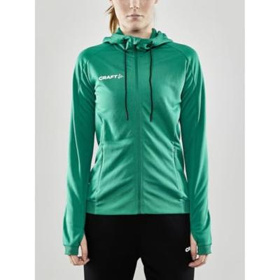 Craft 1910158 Evolve Hood Jacket Wmn - Team Green - XL Craft 1910158 Evolve Hood Jacket Wmn - Team Green - XL