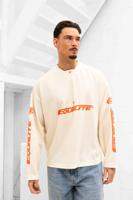 Equalité Arena Longsleeve Jersey Heren Gebroken Wit/Oranje - Maat XL - Kleur: Gebroken WitOranje | Soccerfanshop - thumbnail