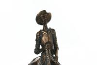 Decoratieve figuren DKD Home Decor 20 x 7 x 22 cm Paard Koper - thumbnail
