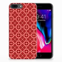 Apple iPhone 7 Plus | 8 Plus | TPU bumper | Batik Rood - thumbnail