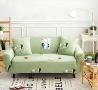 Sofa covers all-inclusive slip-resistente sectionele elastische volledige Bank cover sofa cover en kussensloop specificatie: drie zetel + 2 pc's kus - thumbnail