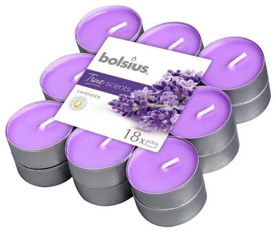 Bolsius True Scents theelichten lavendel 18 Stuks Bolsius True Scents theelichten lavendel 18 Stuks