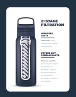 LifeStraw Go 2.0 Waterfilter 700ml Drinkfles Black 700ml - thumbnail