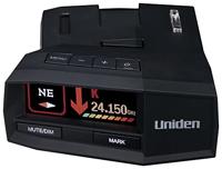 Uniden R8 Extreme langeafstandsradar/laserdetector, dubbele antennes detectie voor en achter met richtingspijlen, ingebouwde GPS met realtime waarschuwingen, spraakwaarschuwingen, roodlichtcamera en - thumbnail