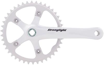 STRONGLIGHT crankstel "impact" crankset strongl.impact anodized silver