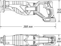 HAZET Accu-reciprozaag 9234-010 - thumbnail