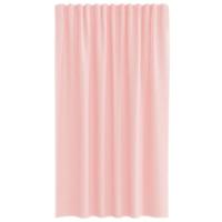 Gordijnen voile met roedezakken 2 st roze - thumbnail