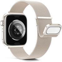 Milanese band - Sterrenlicht / Starlight - Extra sterke magneet - Geschikt voor Apple Watch 38mm / 40mm / 41mm / 42mm - thumbnail