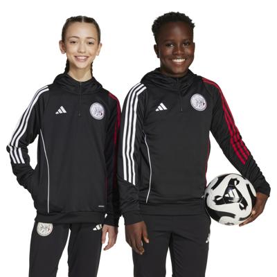 adidas Ajax Track Hoodie 2025-2026 Kids Zwart Wit Rood