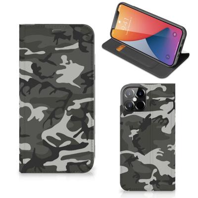 iPhone 12 Pro Max | Hoesje met Magneet | Army Light