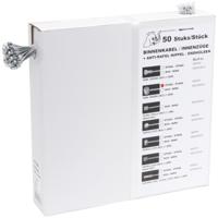 Slurf Kabeldoos 50 binnenkabels 225 cm staal zilver - thumbnail