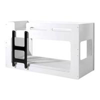 Vipack stapelbed Luca - wit/zwart - 210x90,4x106,8 cm - thumbnail