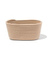 HEMA Mand 23x11cm touw beige-bruin - thumbnail