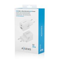 Oplader Aisens ASCH-30W2P020-W Wit 30 W (1 Stuks) - thumbnail