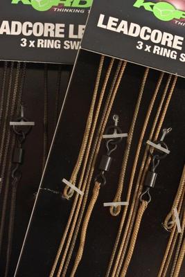 Korda Leadcore Leaders Heli Gravel Brown