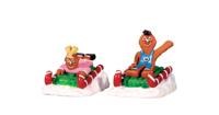 Lemax sweet sledding s/2 kerstdorp figuur type 3 Sugar 'N' Spice 2017 - thumbnail