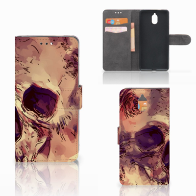 Telefoonhoesje met Naam Nokia 3.1 (2018) Skullhead Telefoonhoesje met Naam Nokia 3.1 (2018) Skullhead