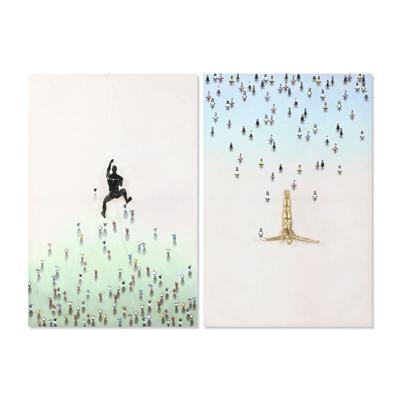 Canvas Home ESPRIT Hars Canvas 80 x 3,5 x 120 cm