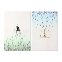 Canvas Home ESPRIT Hars Canvas 80 x 3,5 x 120 cm - thumbnail