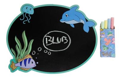 Duckiez Krijtbordje met krijt - onderwater wereld