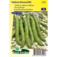 Tuinboon Driemaal Wit 80 gram - thumbnail