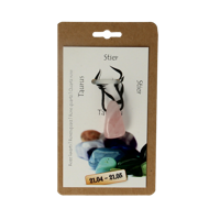 Steengoed Sterrenbeeldsteen hanger stier 1 Stuks - thumbnail