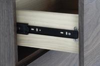 Dressoir DKD Home Decor Kristal Bruin Transparant Walnoot 160 x 45 x 80 cm Hout MDF - thumbnail