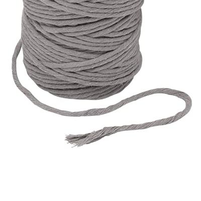 Vaessen Creative • macramé touw 3mmx100m donkergrijs