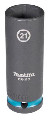 Makita E-16508 Impact Black Krachtdop 1/2" lang | 21 mm
