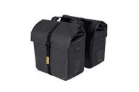 Basil urban dry dubbele fietstas - grijs, 50l - thumbnail