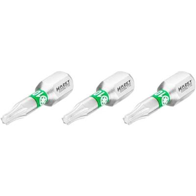 HAZET Bit 2223N-T10/3 · 1/4 inch (6,3 mm) zeskant massief · Binnen-TORX®-profiel · 3-delig · SW T10 HAZET Bit 2223N-T10/3 · 1/4 inch (6,3 mm) zeskant massief · Binnen-TORX®-profiel · 3-delig · SW T10
