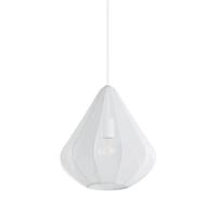 EGLO Dolwen Hanglamp - E27 - Ø 33,5 cm - Wit - Textiel - thumbnail