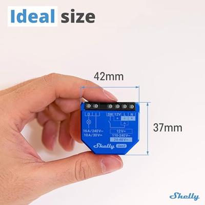 Shelly 1 gen3 relais (wifi, bluetooth)