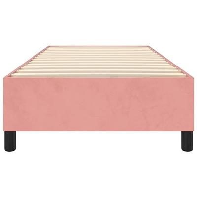 Boxspringframe fluweel roze 100x200 cm Boxspringframe fluweel roze 100x200 cm