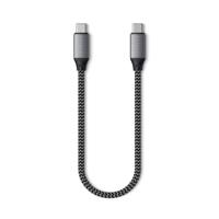 Satechi ST-TCC10M USB-C-kabel USB 2.0 USB-C stekker 0.25 m Antraciet - thumbnail