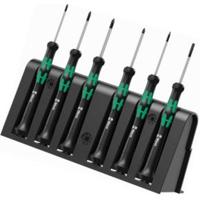 Wera 2050/6 Schroevendraaierset Elektronica en fijnmechanica 6-delig Plat, Kruiskop Phillips, Torx plus, Microstix - thumbnail