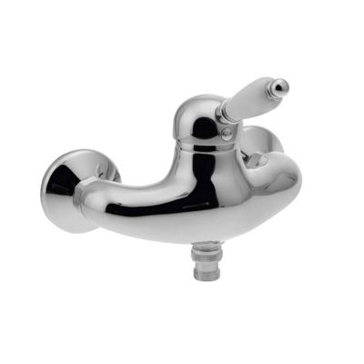 Opbouw Douchekraan Sapho Kirké Mengkraan Retro Wit 1-hendel Chroom Sapho