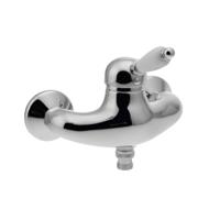 Opbouw Douchekraan Sapho Kirké Mengkraan Retro Wit 1-hendel Chroom Sapho - thumbnail