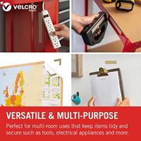 VELCRO® VEL-EC60221 Klittenband Om vast te plakken Haak- en lusdeel (l x b) 10000 mm x 20 mm Beige 10 m - thumbnail