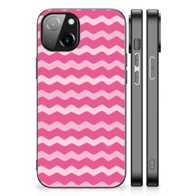Apple iPhone 13 | iPhone 14 Back Case Waves Pink
