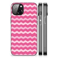 Apple iPhone 13 | iPhone 14 Back Case Waves Pink - thumbnail