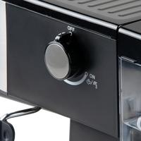 DOMO ESPRESSOMASCHINE MIT MANOMETER Espressomachine Zwart/RVS 1350 W - thumbnail