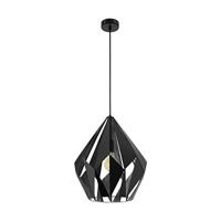 Eglo HanglampCarlton 1 38cm zwart - 49879 - thumbnail