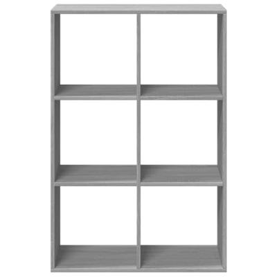 Kamerscherm / boekenkast 69,5x29x103,5 cm hout grijs sonoma