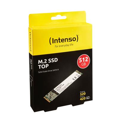 Intenso Top Performance SATA M.2 SSD 2280 harde schijf 512 GB M.2 SATA 6 Gb/s