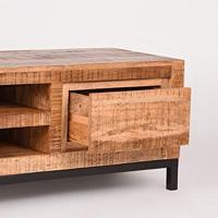 LABEL51 Tv-meubel Ghent - Rough - Mangohout - 160 cm - thumbnail
