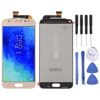 LCD-scherm en digitizer volledige assemblage voor Galaxy J3 (2018)/J337 (goud) - thumbnail