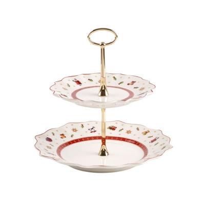 Villeroy & Boch Toy's Delight Etagère porselein 2-laags 24 cm Villeroy & Boch Toy's Delight Etagère porselein 2-laags 24 cm